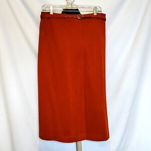 Vintage 70s Knit Pencil Skirt Made in USA